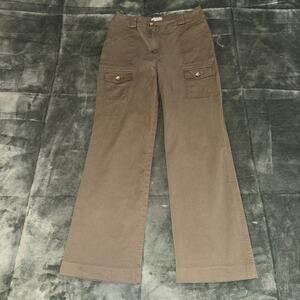 Laura Clement Collection Cargo Pants Straight Leg Women's Size Small Casual